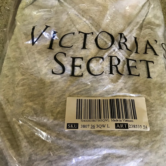 VS PINK CAMPUS PULLOVER STRAPPY FRONT CREW TUNIC SZ LG RARE - Picture 4 of 7